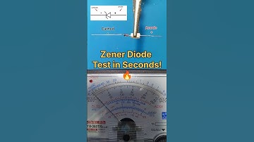 How to Test Any Zener Diode in Seconds! 🔥 #electronics #zenerdiode #shorts