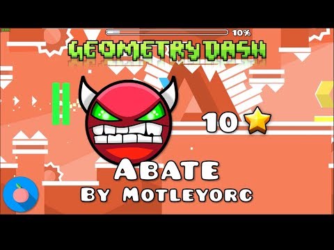 지오메트리 대쉬 데몬 Abate 클리어 영상 [숭아복]
