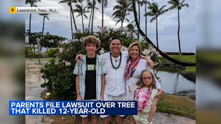 Parents of 12-year-old boy killed by falling tree sue State of New Jersey