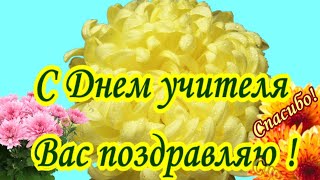 День учителя 🌺Самые красивые видео поздравления и видео открытка учителям с ДНЕМ УЧИТЕЛЯ 🍁