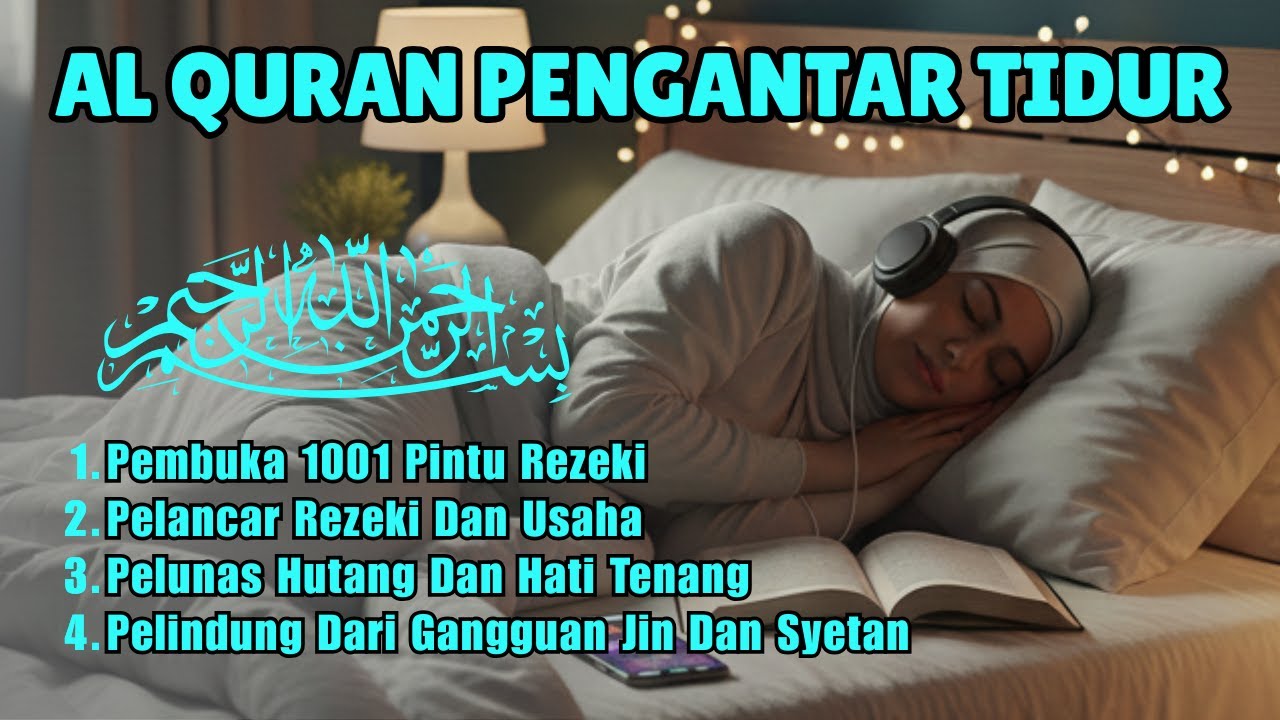 Bacaan Al Quran Menenangkan Hati Surah Maryam, Al Mulk, Ar Rahman Pengantar Tidur Relaksasi Jiwa