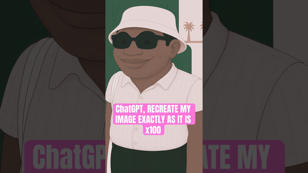 I asked ChatGPT to recreate my image 100 times