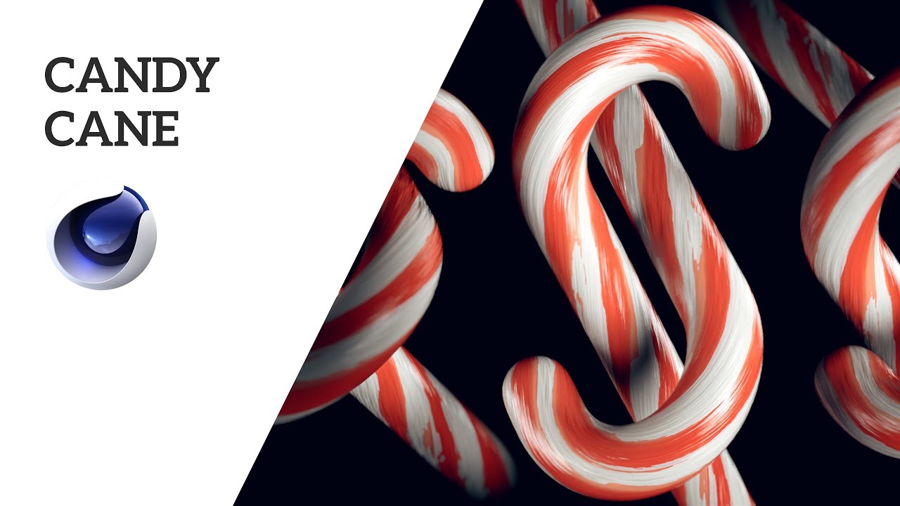Como crear un candy cane en Cinema 4d