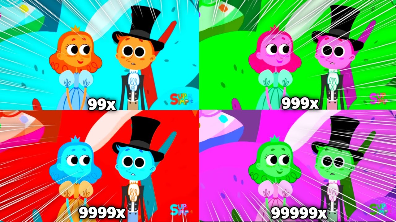 Super Simple Songs 12 Days of Christmas Super Boosted Intro at 999999x Speed ​​Klasky Csupo Effects!