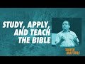 Truth Matters - Study, Apply, and Teach the Bible - Bong Saquing