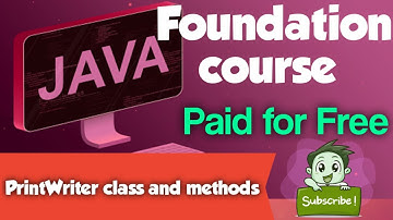 PrintWriter class and methods || File handling in java #javatutorial #codewithus