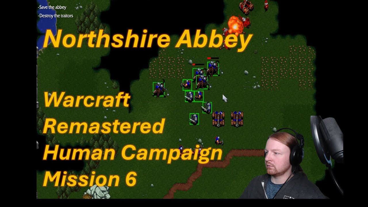 Catapulting to victory! (Northshire Abbey, Human Campaign Mission 6, Warcraft Remastered)