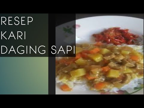 resep-membuat-kari-daging-sapi-dan-sambel-terasi||makanan-indonesia