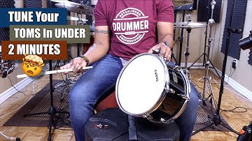 Tune A Tom In 2 Minutes With Me 🥁 (Talkless Real Time w/ Beatdown Brown)