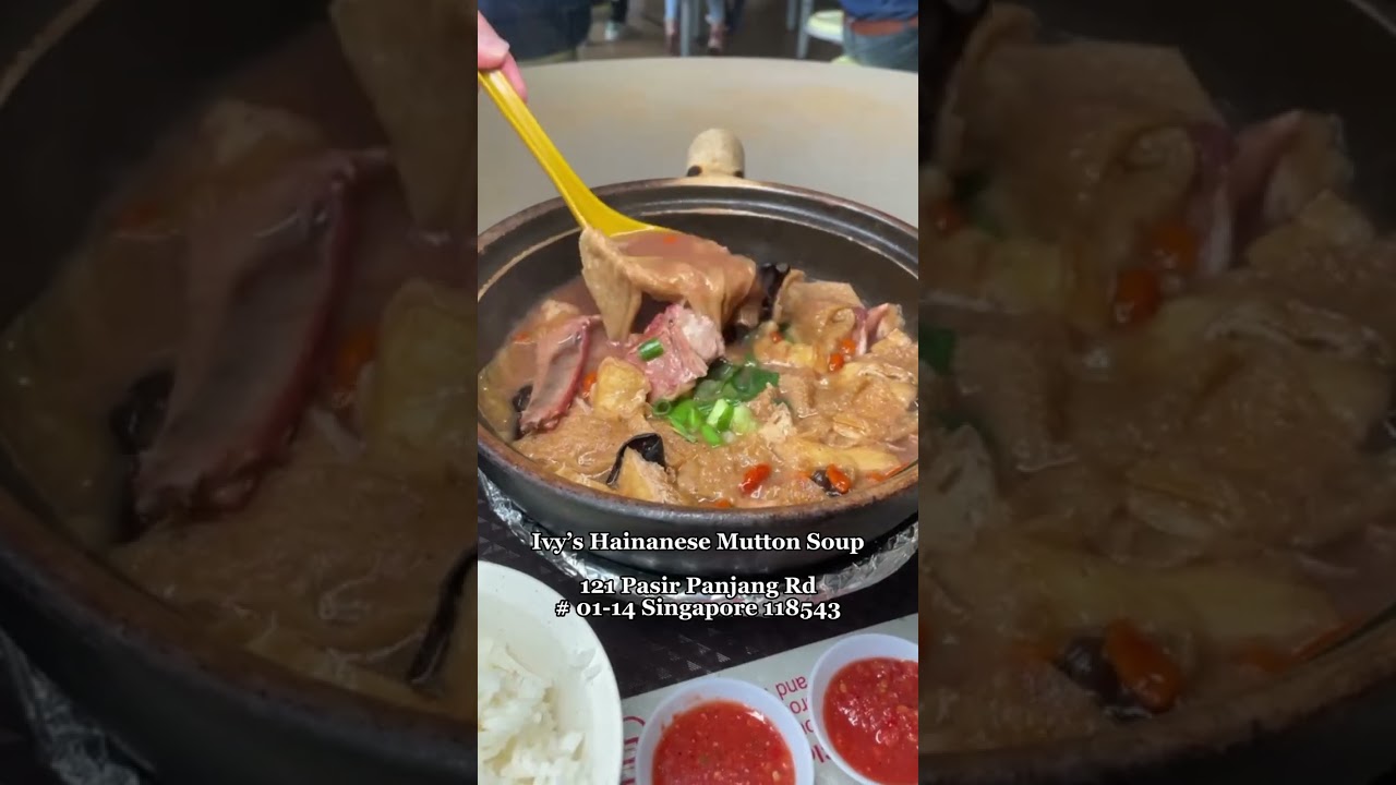 Rating different soup dishes in Singapore Hawker!