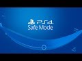 PS4 Safe Mode