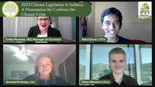 GTS 2021: 2022 Climate Legislation in Indiana: A Presentation by Confront the Climate Crisis
