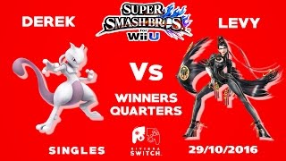 RCS 3.5 - Levy (Bayonetta) Vs. Derek (Mewtwo) - Winners Quarters - Smash Wii U Singles