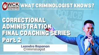 Download Lagu CORRECTIONAL ADMINISTRATION FINAL COACHING SERIES PART 2 MP3 Download Lagu CORRECTIONAL ADMINISTRATION FINAL COACHING SERIES PART 2 MP3