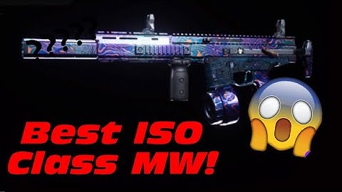 BEST ISO CLASS IN MW 2019 WARZONE BEST SMG CLASSES