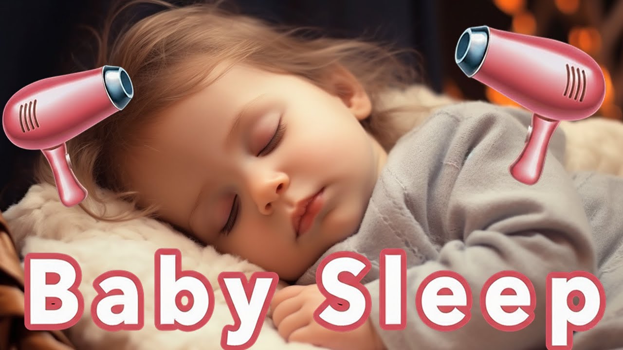 Fön Sound für Neugeborene | Sanfte Einschlafhilfe mit White Noise