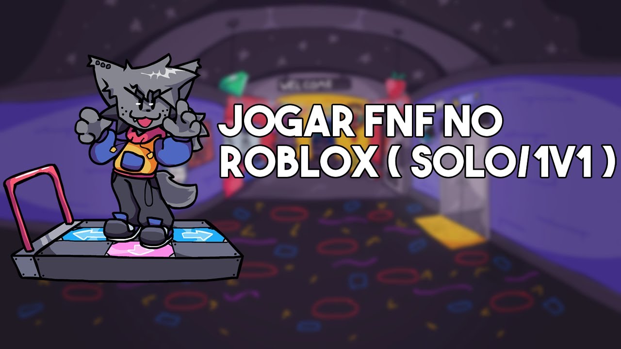 Jogar FNF sozinho ou com amigos no roblox. 