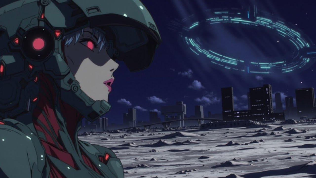 Темная синтвейв-антиутопия ~ Киберпанк городской пейзаж ~ Фьючервейв музыкальный микс