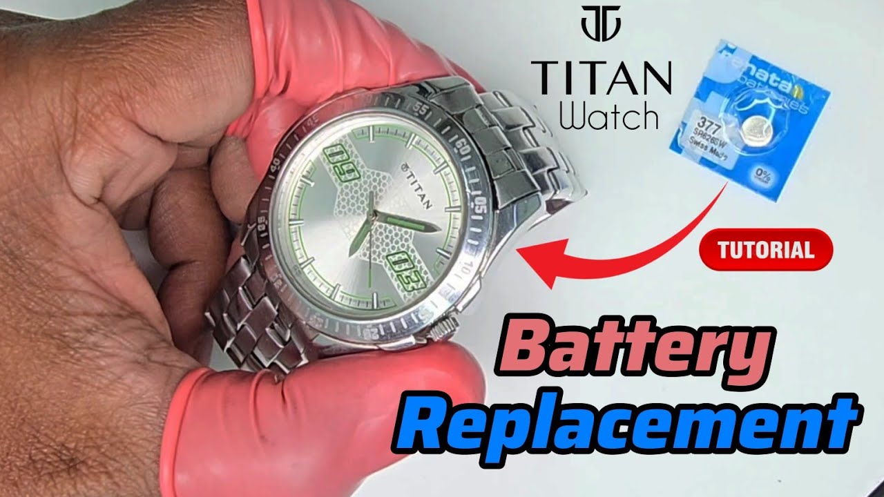 How to Change a TITAN Watch Battery | Watch Repair Channel | SolimBD