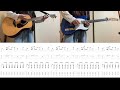 BUMP OF CHICKEN ひとりごと ギター 弾いてみた TAB譜付