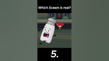 Which scream is real? - #ii #osc #inanimateinsanity #inanimateinsanityii #objectshow #funny #scream