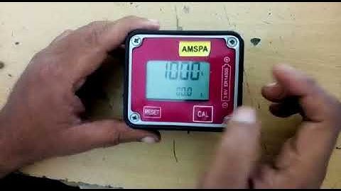 Adjusting K Factor in Oval Gear Flow Meter ( OGM - 13 E )