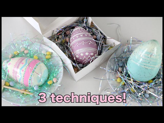 Chocolate Easter Egg, How to Decorate and Box for a Gift