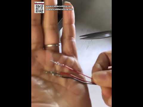 Automatic Single Wire Stripping Crimping Machine Fast Peeling And Pressing For Cable Harness