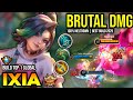 BRUTAL DMG! IXIA BEST BUILD 2025 | BUILD TOP 1 GLOBAL IXIA GAMEPLAY | MOBILE LEGENDS✓