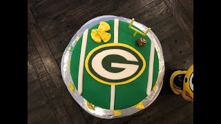 Green Bay Packers Birthday Cake Tutorial Plus Favre's and Rodgers' Reaction!