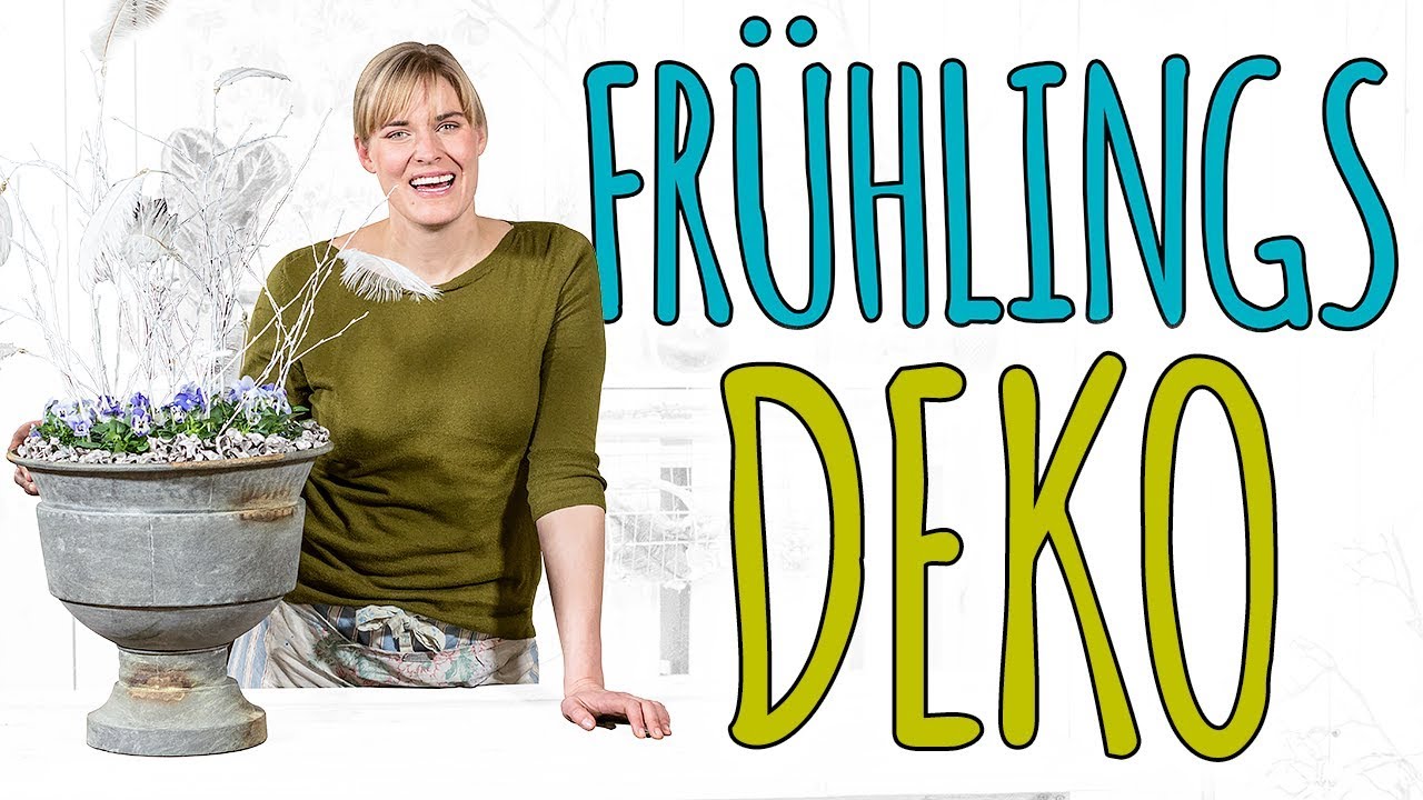 FRÜHLINGSDEKO - DAS HORNVEILCHEN - DIY