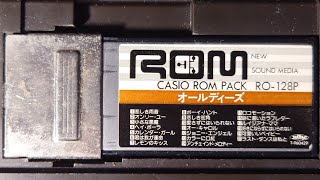 CASIO ROM PACK RO-706 ヒットソング1 CASIO ROM PACK RO-128P オールディーズ (CASIO TONE MT-88