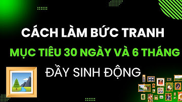 CÁCH LÀM BỨC TRANH TÀI CHÍNH 30 NGÀY, 6 THÁNG SIÊU SINH ĐỘNG