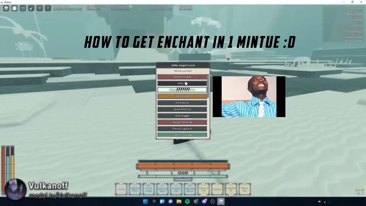 Deepwoken How to get enchant in 1 minutes D YouTube