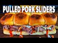 Pulled Pork Party Sliders - Pork Butt Smoked On The SnS Grills Kettle