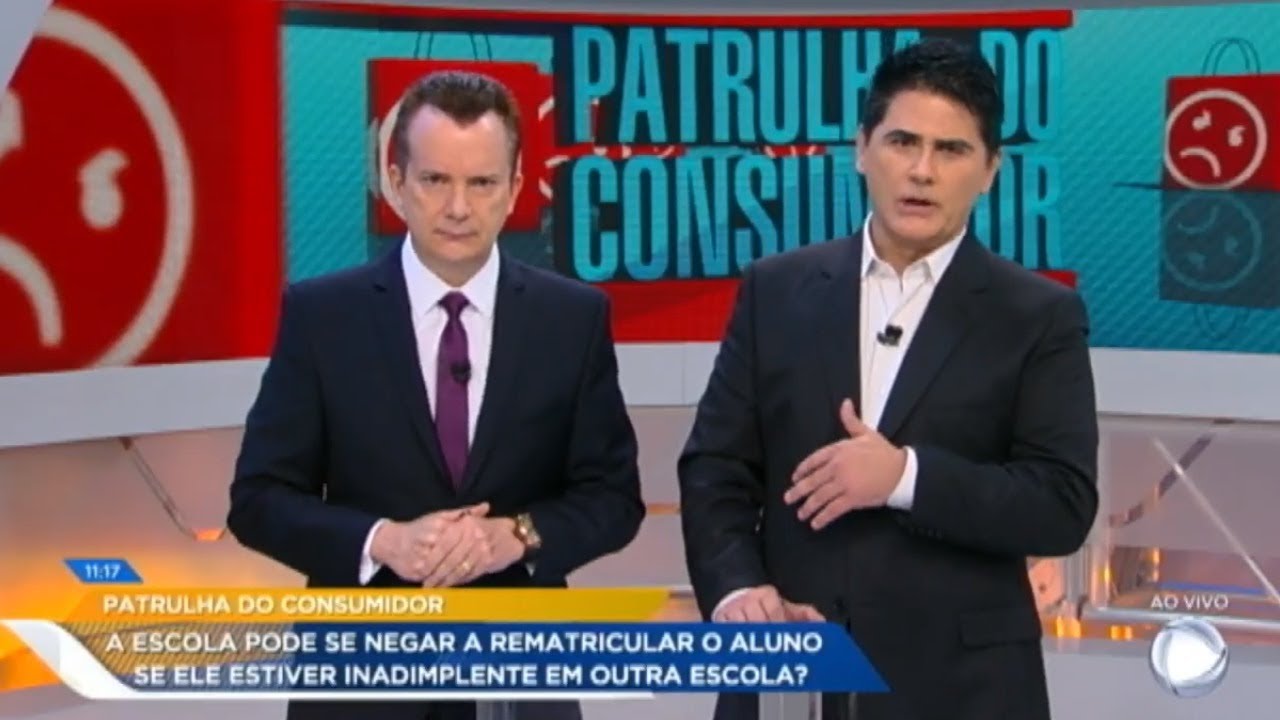 Patrulha do Consumidor Celso Russomanno tira dúvidas sobre rematrículas nas escolas para 2018 Patrulha do Consumidor Celso Russomanno tira dúvidas sobre rematrículas nas escolas para 2018