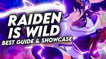 COMPLETE RAIDEN SHOGUN GUIDE! Best Raiden Builds | Artifacts, Weapons & Showcase | Genshin Impact