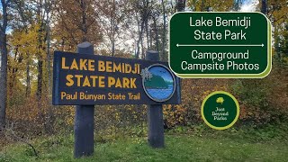 Lake Bemidji State Park Campsite Campground Video