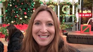 Angie Ward Visits Six Flags Over Georgia's "Holiday In The Park"