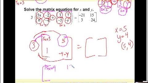 Algebra 2 Section 3-5 Basic Matrix Operations (part 2)