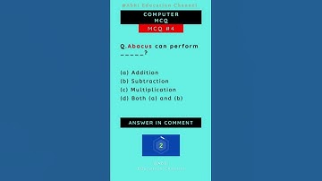 Computer MCQs For Competitive Exams #4 | #shorts #computermcq #competitiveexam #mcq #mcqsseries