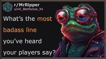 Wat is de meest stoere zin die je ooit van je spelers hebt gehoord? #dnd
