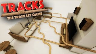 BUILDING A WOODEN TOY TRAIN TRACK!! TOY PASSENGERS! | Tracks The Train Set Game Gameplay & Review screenshot 2