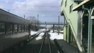 前面展望 北海道 天北線(廃線) 浜頓別 → 稚内 9.96倍速 - YouTube