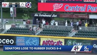 Harrisburg Senators fall to Akron RubberDucks after seven-run eighth inning