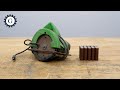 How to run electric 100v circular saw with 18v battery