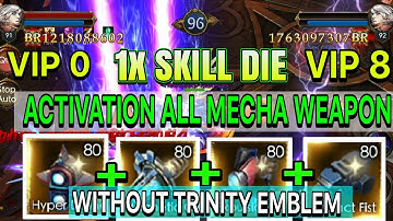 1SKILL DIE!! VIP0 ACTIVATE ALL MECHA WEAPON !! LEGACY OF DISCORD