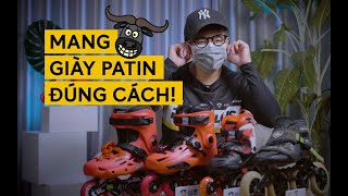 Hướng dẫn mang giày patin đúng cách - dành cho người mới mua giày patin