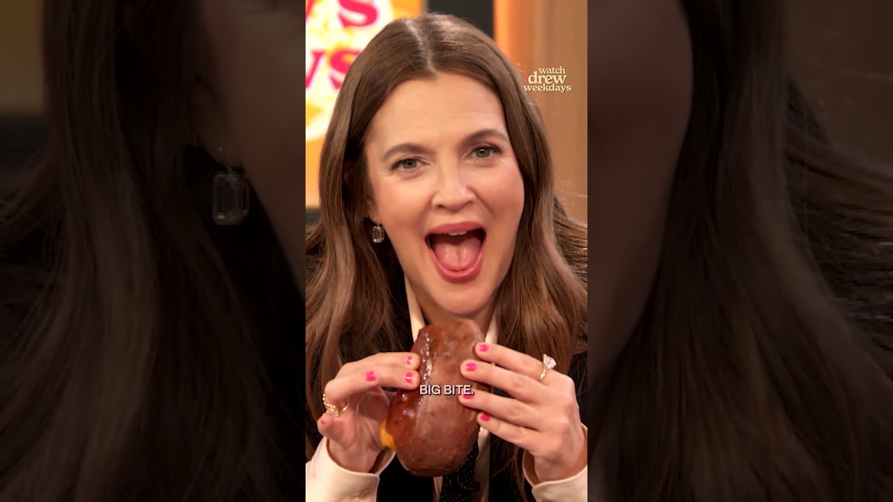 Drew Barrymore Reacts to Viral Courtney Cook Sweet Potato Hack | #Shorts