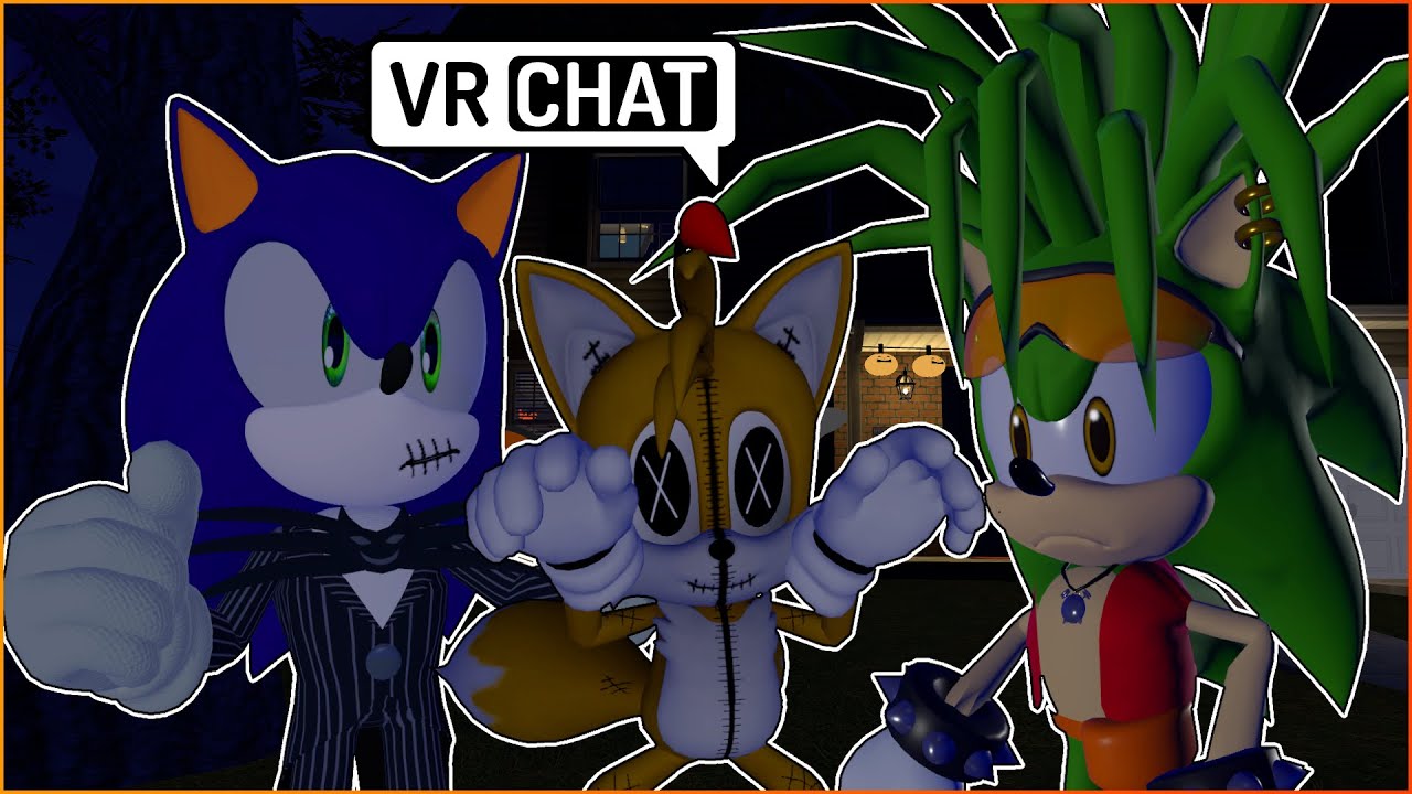 CURSE OF THE TAILS DOLL SONIC AND MANIC NIGHT OUT AT HOME IN VR CHAT 